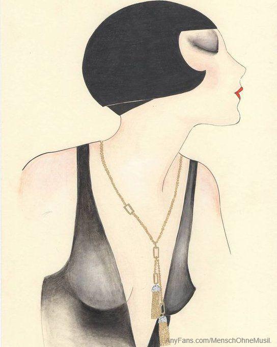 Louise Brooks Flapper portrait