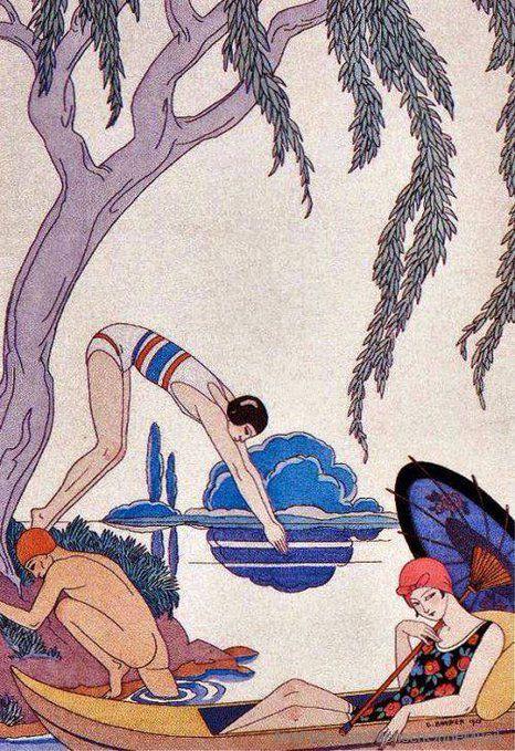 L’Eau’ 1925, George Barbier.