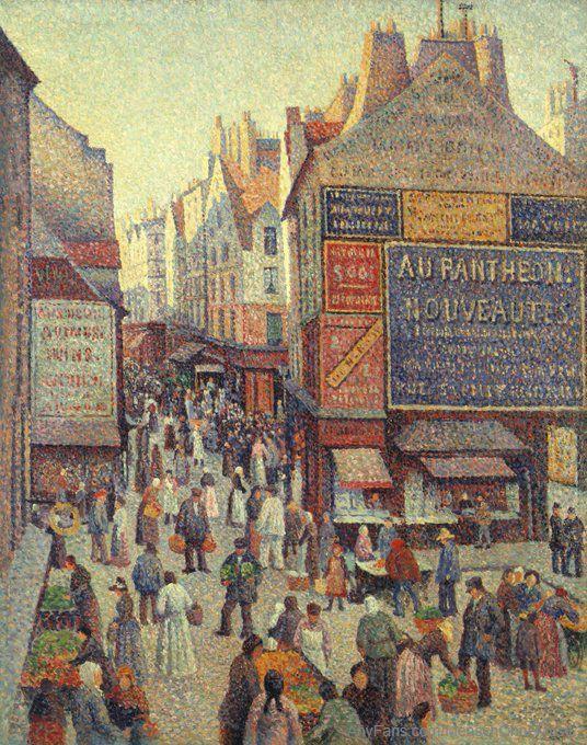 Maximilien Luce - La Rue Mouff