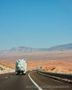 The Rickmobile is on the road.