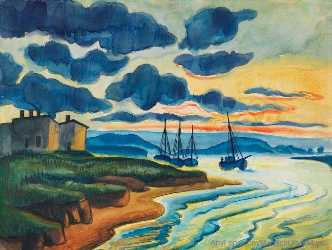 Max #Pechstein (1888-1955) Sun